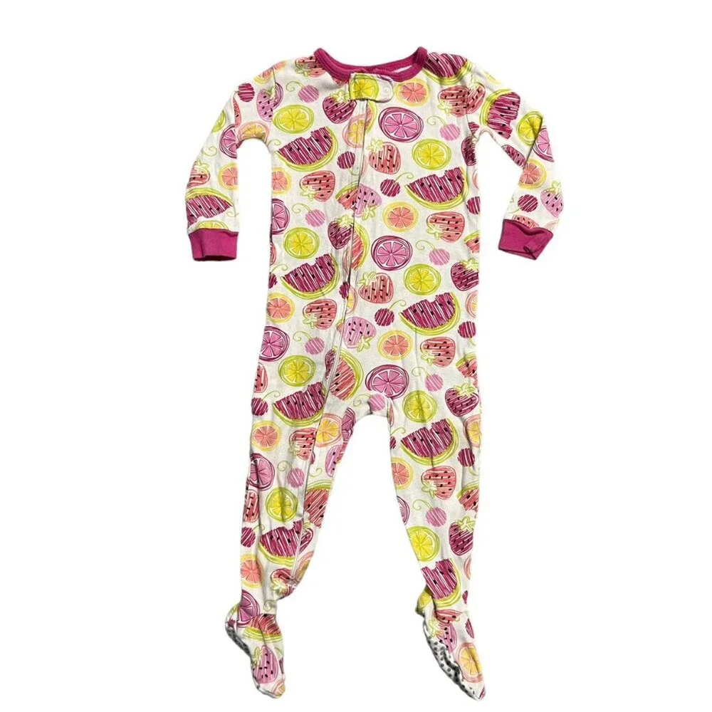 Koala Kids 12m Fruit Zipper Sleeper Pajamas